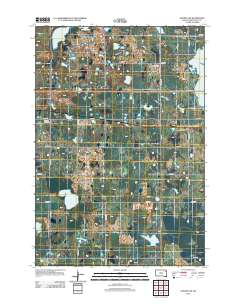 Waubay SW 2012 topographic map thumbnail