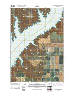 Artichoke Butte SW 2012 topographic map thumbnail