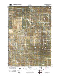 Sulphur Butte 2012 topographic map thumbnail
