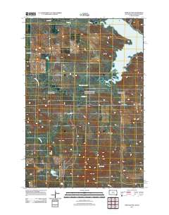 Tepee Buttes 2012 topographic map thumbnail