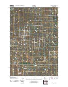 Bams Butte SE 2012 topographic map thumbnail