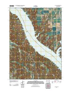 Lucas SE 2012 topographic map thumbnail