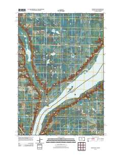 Peever NE 2012 topographic map thumbnail