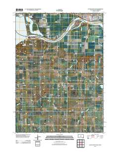 Gavins Point Dam 2012 topographic map thumbnail