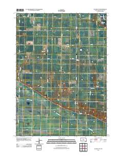 Gayville NE 2012 topographic map thumbnail