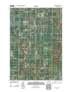 Flandreau SW 2012 topographic map thumbnail
