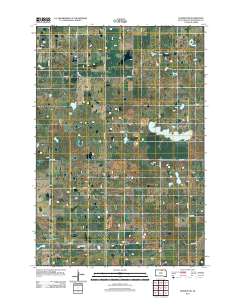 Hosmer NW 2012 topographic map thumbnail