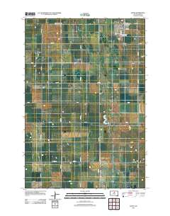 Hoven 2012 topographic map thumbnail