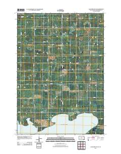 Lake Preston NE 2012 topographic map thumbnail