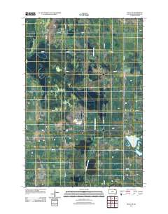 Hecla SE 2012 topographic map thumbnail