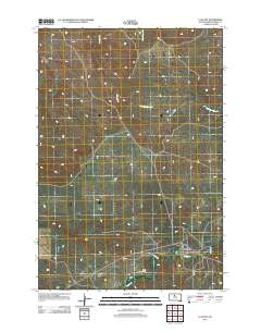 La Plant 2012 topographic map thumbnail