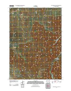 Iron Shell Flat East 2012 topographic map thumbnail