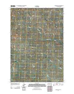 Lemmon Butte 2012 topographic map thumbnail