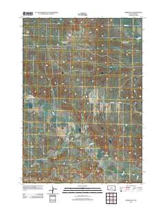 Hermosa SE 2012 topographic map thumbnail