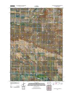 South of Volunteer 2012 topographic map preview