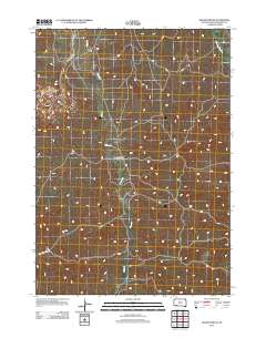 Rockyford SE 2012 topographic map thumbnail