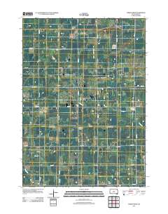 Turkey Ridge 2012 topographic map thumbnail