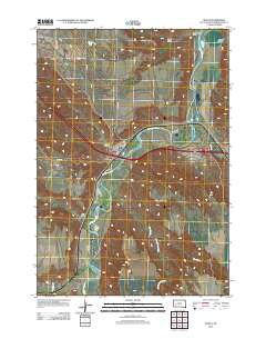 Wasta 2012 topographic map thumbnail