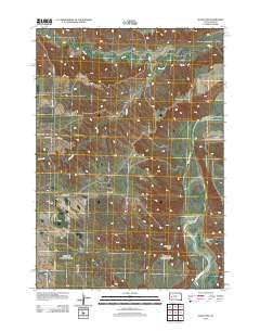 Wasta NW 2012 topographic map thumbnail