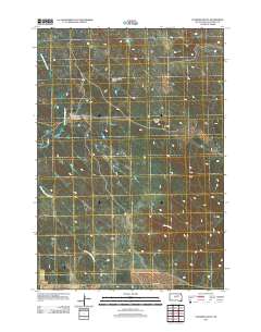 Standing Butte 2012 topographic map thumbnail