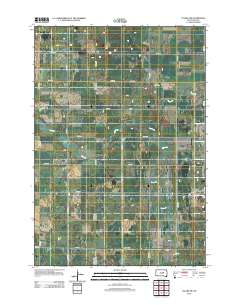 Tulare NW 2012 topographic map thumbnail