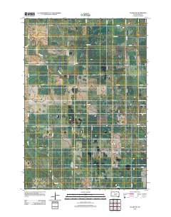 Tulare SW 2012 topographic map thumbnail
