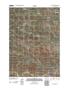 Willow Creek SW 2012 topographic map thumbnail