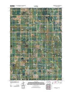 Wessington NE 2012 topographic map thumbnail