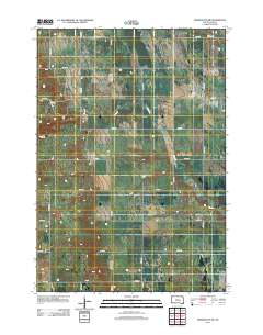 Wessington SW 2012 topographic map thumbnail