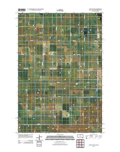 Zeeland NW 2012 topographic map thumbnail