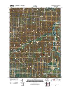White River West 2012 topographic map thumbnail