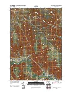 Rattlesnake Lake NE 2012 topographic map thumbnail