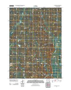 Alcester SE 2012 topographic map thumbnail