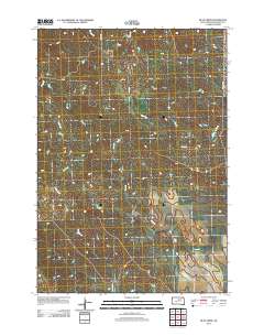 Mule Creek 2012 topographic map thumbnail