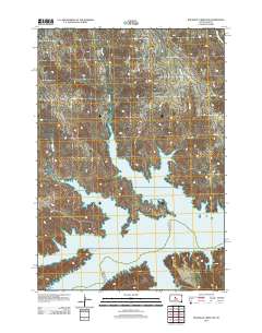 Rousseau Creek SW 2012 topographic map thumbnail