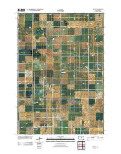 Agar NE 2012 topographic map thumbnail
