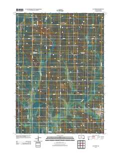Alcester 2012 topographic map thumbnail