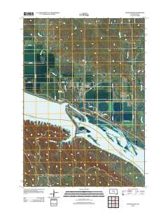 Big Bend Dam 2012 topographic map thumbnail