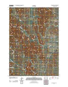 Butcher Hill 2012 topographic map thumbnail