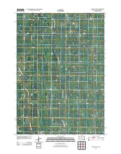 Canova East 2012 topographic map thumbnail