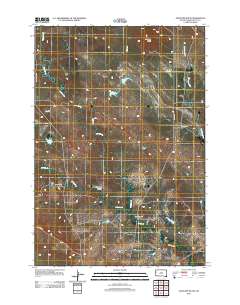 Antelope Butte 2012 topographic map thumbnail