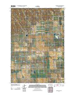 Bedners Dam 2012 topographic map thumbnail