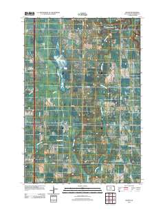 Peever 2012 topographic map thumbnail