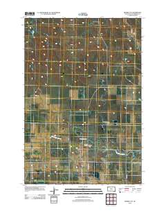 Prairie City 2012 topographic map thumbnail