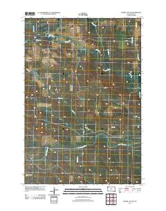 Prairie City NW 2012 topographic map thumbnail