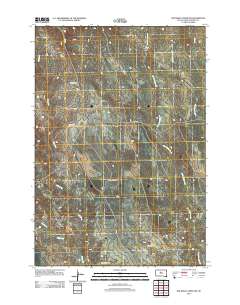 Rousseau Creek NW 2012 topographic map thumbnail