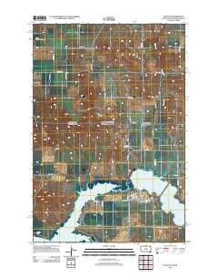 Pollock 2012 topographic map thumbnail
