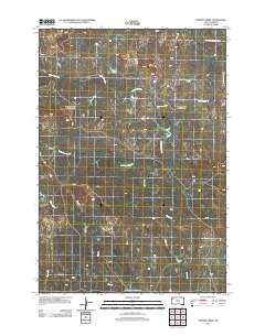 Porter Creek 2012 topographic map thumbnail
