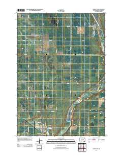Huron NW 2012 topographic map thumbnail