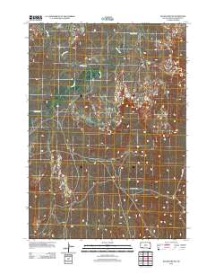 Rockyford SW 2012 topographic map thumbnail